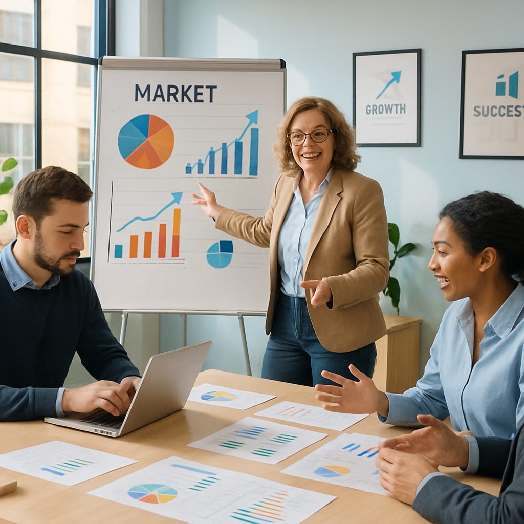 Wachstum zum Plan machen